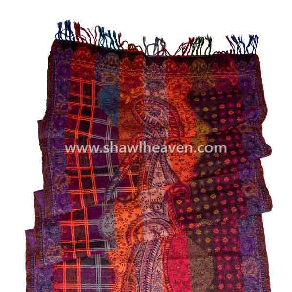 Ethnic stoles in boiled wool | tri star overseas